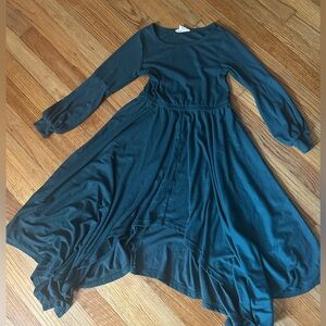 Joyfolie Teal Long Sleeve Dress | Girls 7